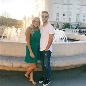 Green Target Summer Dress